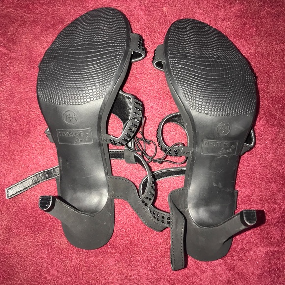 Madeline Stuart strappy gem evening shoes - Picture 7 of 8